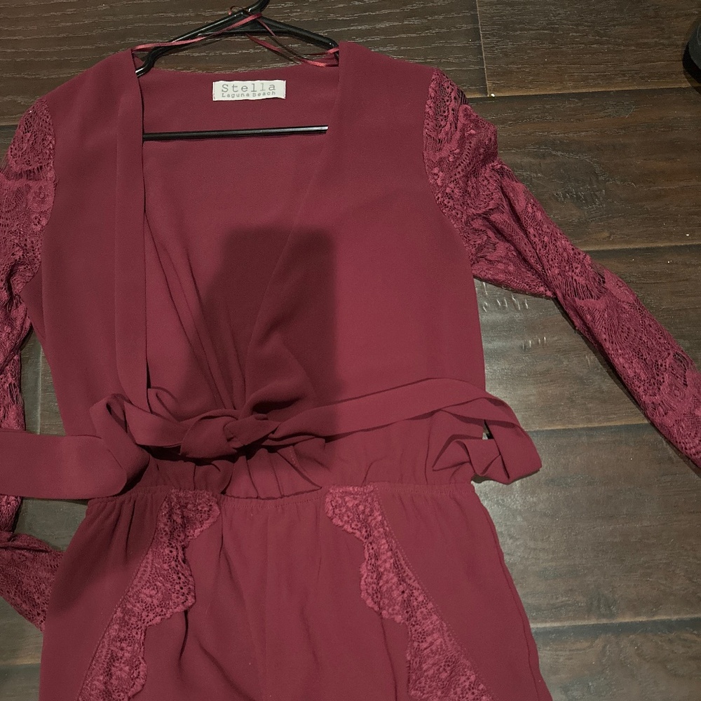 Low plunge romper
